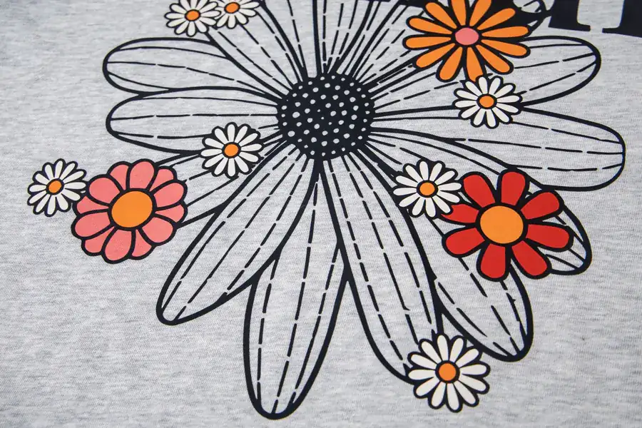 Mardi Mercredi Plant Flower Multi Flower Short Sleeve T Shirt