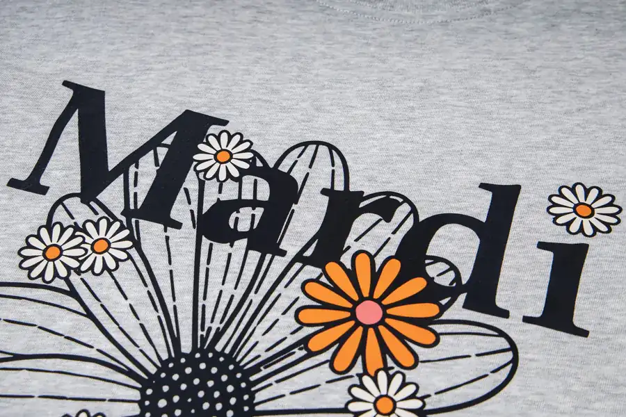 Mardi Mercredi Plant Flower Multi Flower Short Sleeve T Shirt