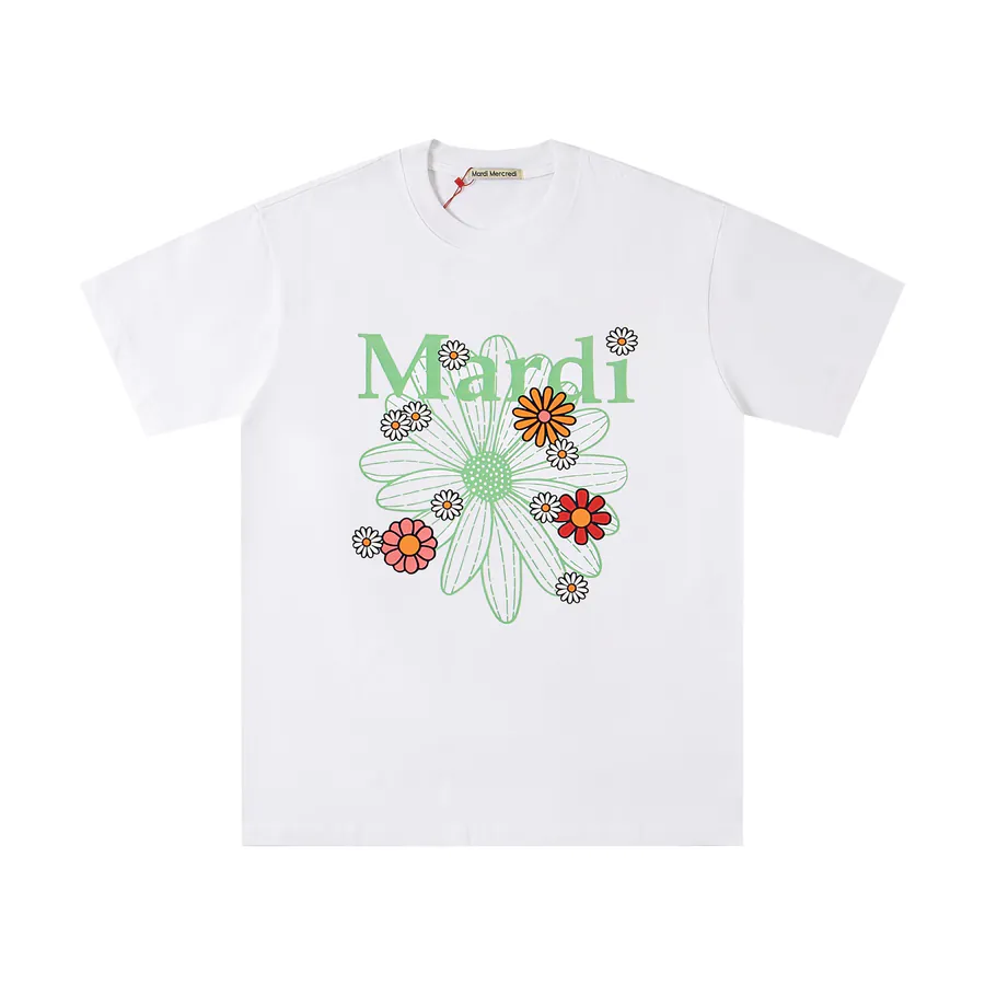 Mardi Mercredi Plant Flower Multi Flower Short Sleeve T Shirt
