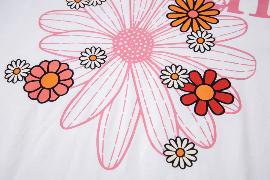 Mardi Mercredi Plant Flower Multi Flower T Shirt