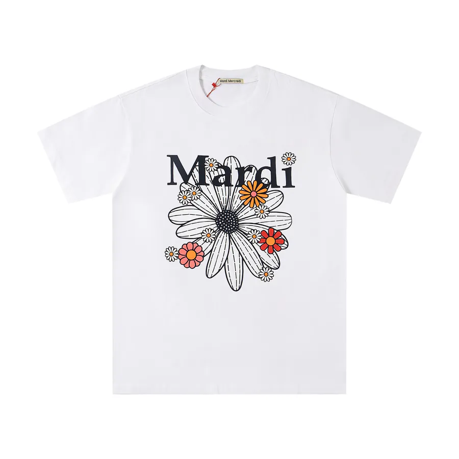 Mardi Mercredi Plant Flower Multi Flower Short Sleeve T恤