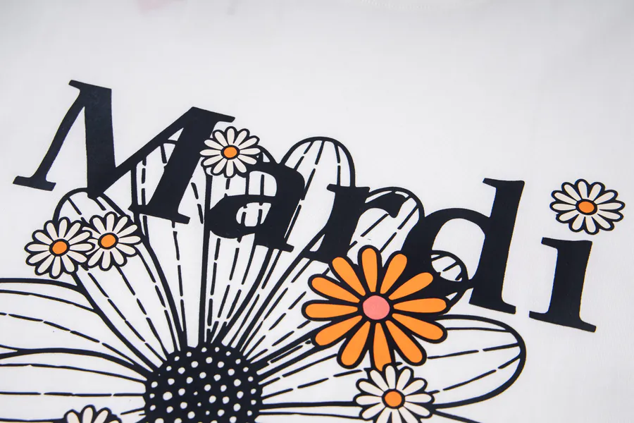 Mardi Mercredi Plant Flower Multi Flower Short Sleeve T恤
