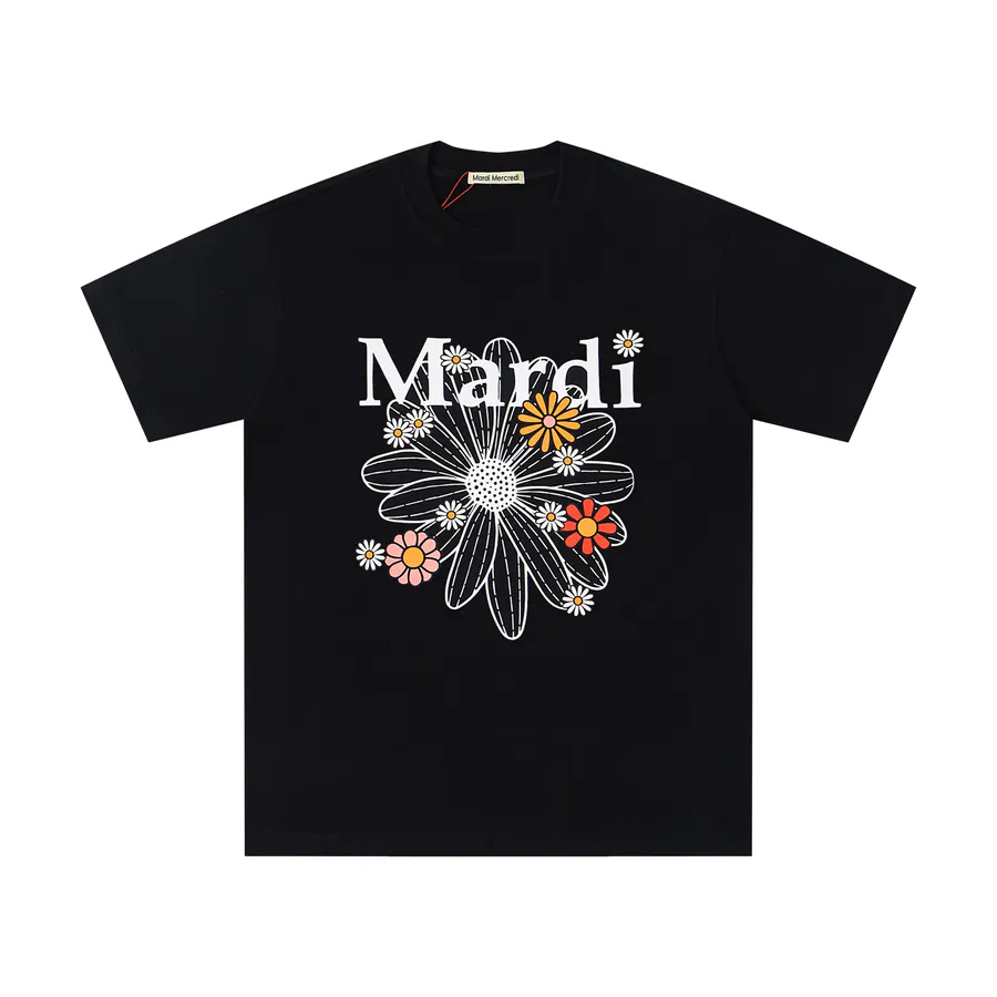 Mardi Mercredi Plant Flower Multi Flower Short Sleeve T Shirt
