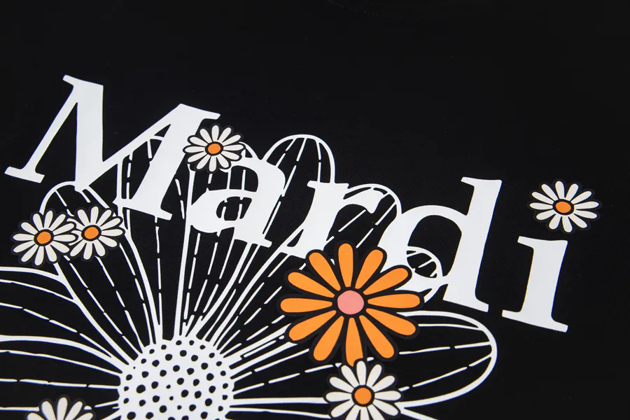 Mardi Mercredi Plant Flower Multi Flower Short Sleeve T Shirt