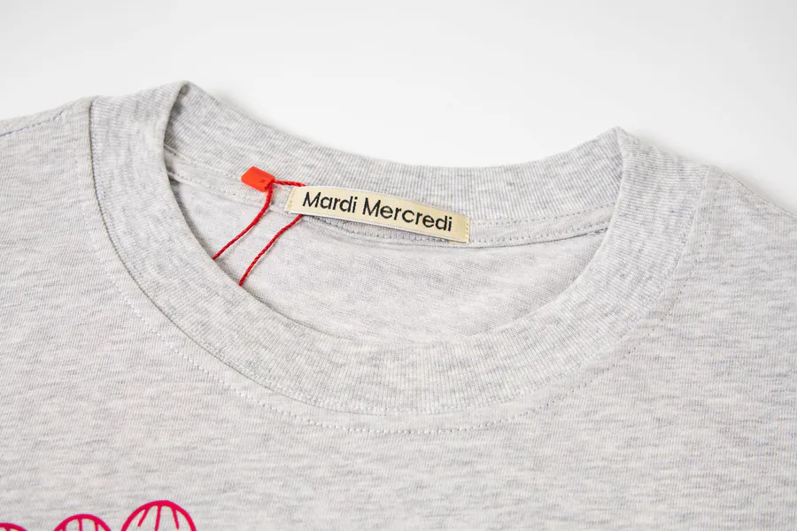 Mardi Mercredi Three Flowers Short Sleeve T shirt