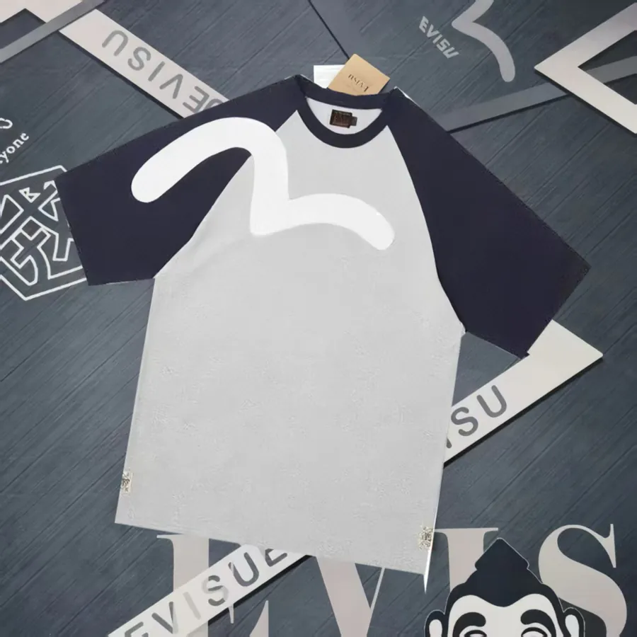 EVISU 2025 Summer Collection Patchwork Short Sleeve