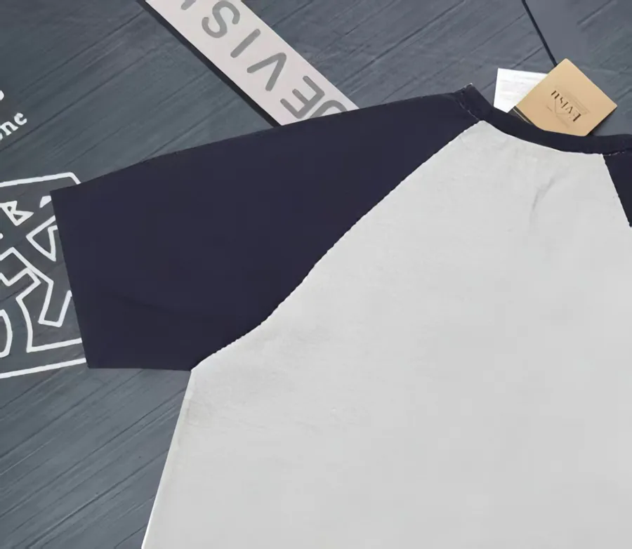 EVISU 2025 Summer Collection Patchwork Short Sleeve