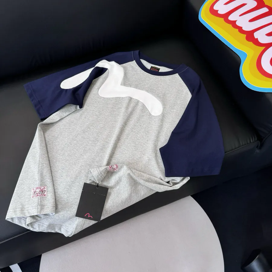 EVISU 2025 Summer Collection Patchwork Short Sleeve