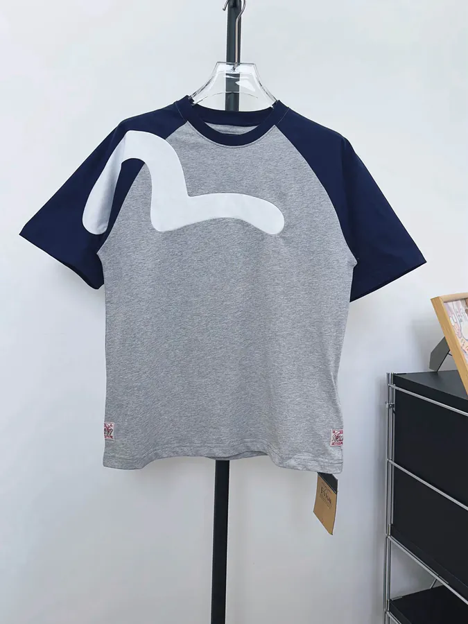 EVISU 2025 Summer Collection Patchwork Short Sleeve