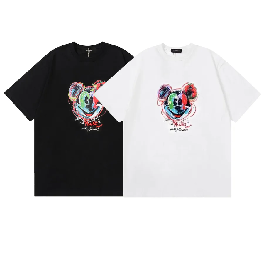 WE11DONE 25ss New Trendy Mickey Print Short Sleeve