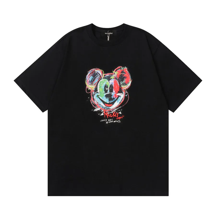WE11DONE 25ss New Trendy Mickey Print Short Sleeve