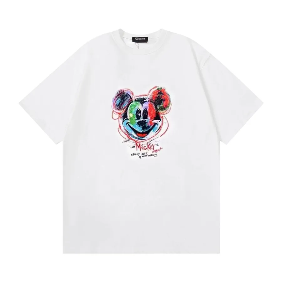 WE11DONE 25ss New Trendy Mickey Print Short Sleeve