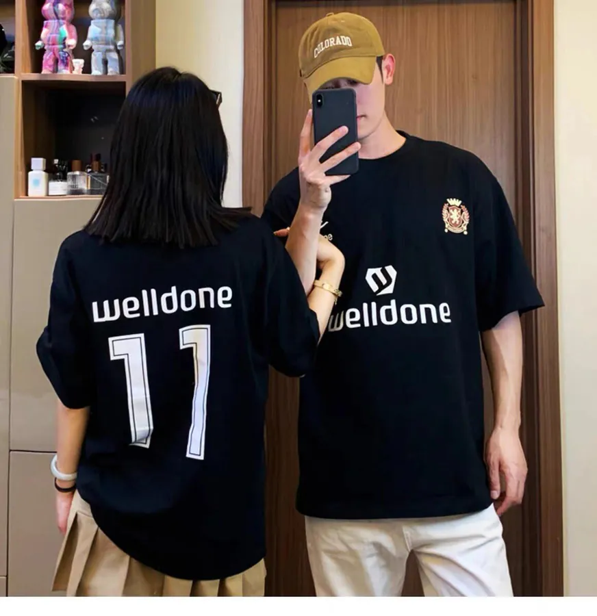 WE11DONE 25ss New Sport Top with Letter Print