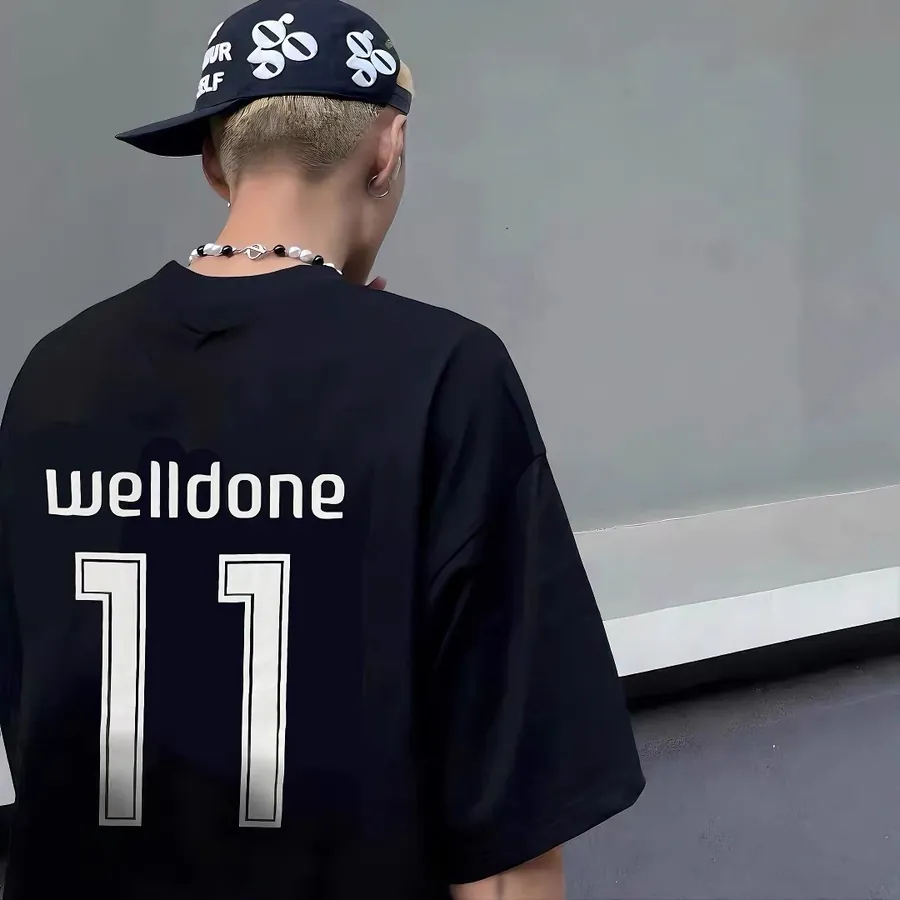 WE11DONE 25ss New Sport Top with Letter Print