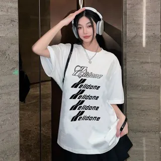 WE11DONE 25ss New Logo Letter Trend Print Short Sleeve