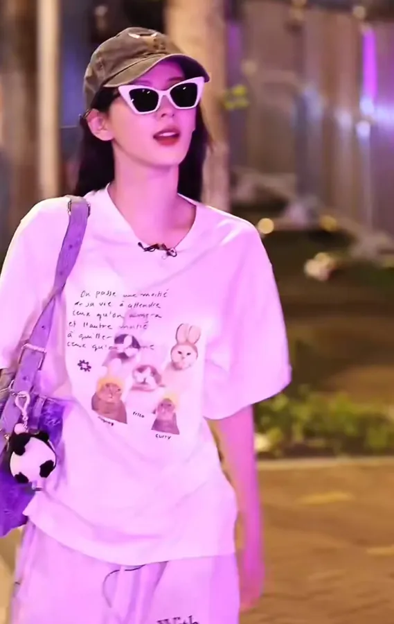 WE11DONE 25ss New Cute Cat Print Short Sleeve