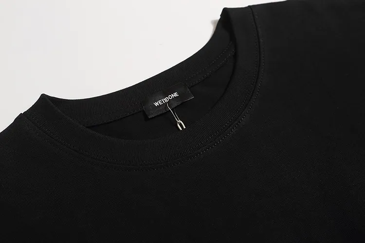 W11DONE 25ss Retro Logo Letter Print Short Sleeve
