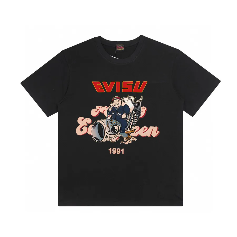 EVISU Fushin Short Sleeve T Shirt