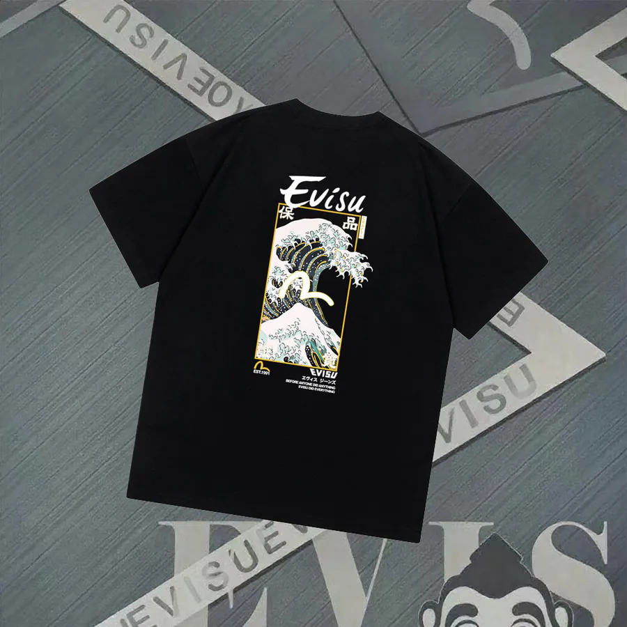 EVISU 160 Version New Wave Pattern T恤
