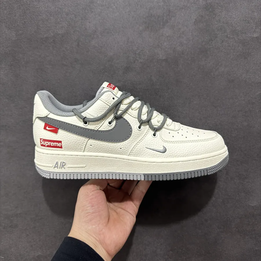 CX Exclusive Air Force 1 07 Low 'Dual Tone Gray Laces' Low Sneakers