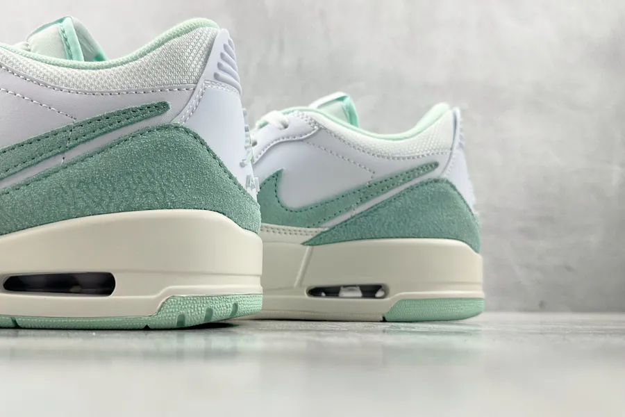 Jordan Legacy 312 LOW in White and Green