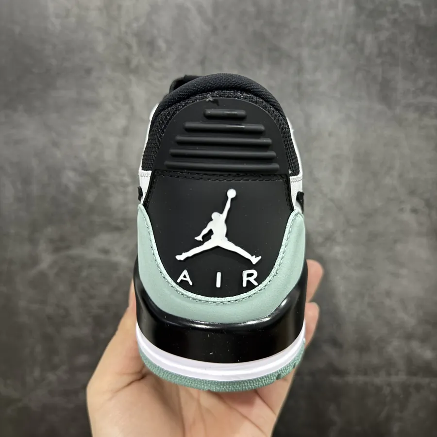 Legacy 312 Low Basketball Shoes White, Black, Green