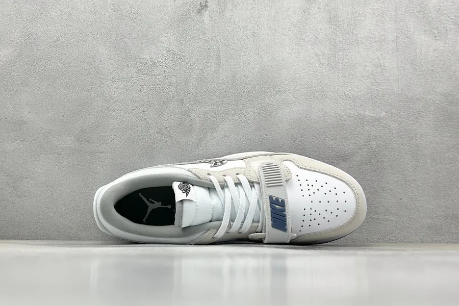 Air Legacy 312 Basketball Shoes White, Gray, Blue