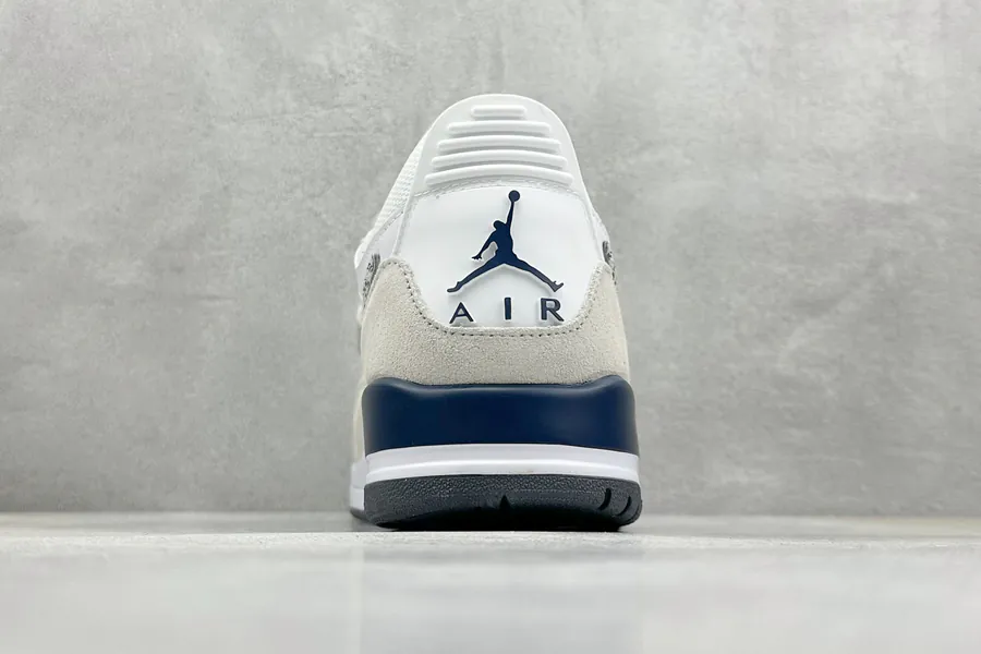 Air Legacy 312 Basketball Shoes White, Gray, Blue
