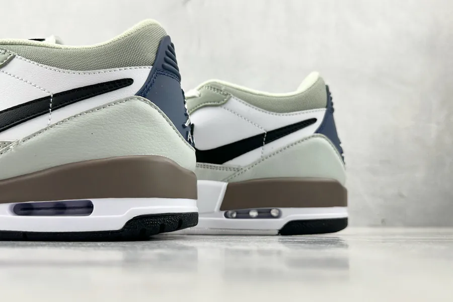 Jordan Legacy 312 Low in White and Green