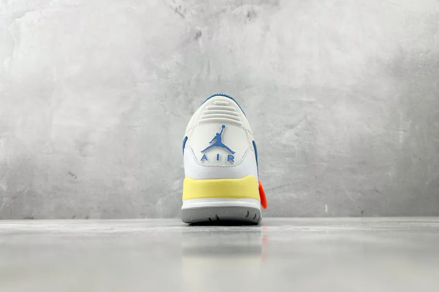 Jordan Legacy 312 Low in White and Blue