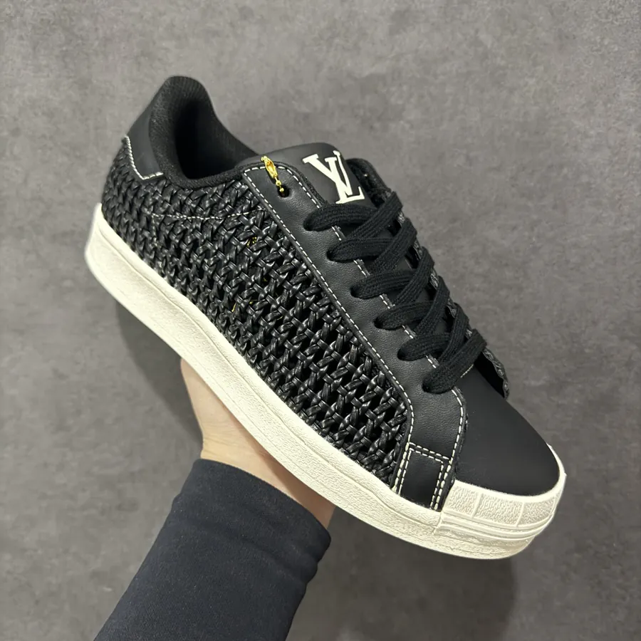 Lv x Ad Superstar Custom Color Low Top Sneaker