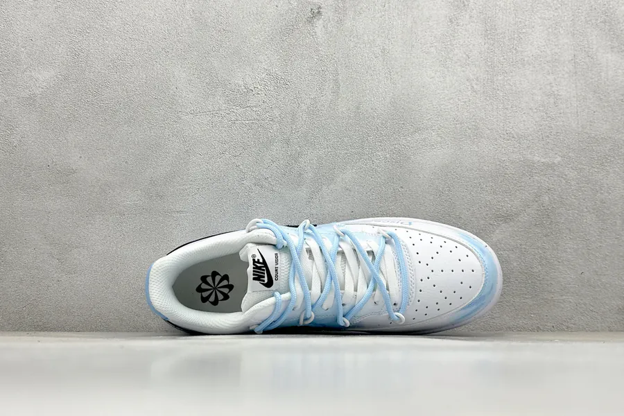 Nike Court Vision Low Hand Painted Graffiti Sneaker