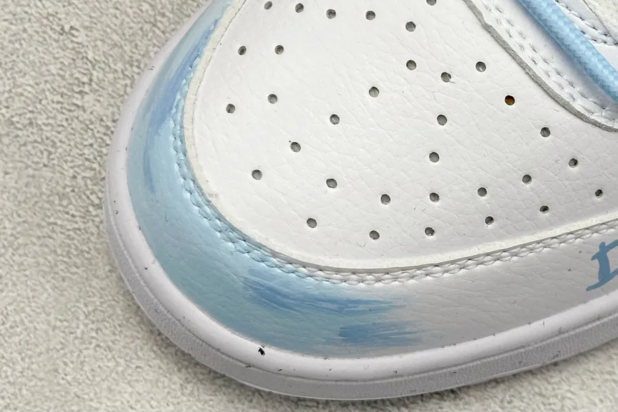 Nike Court Vision Low Hand Painted Graffiti Sneaker