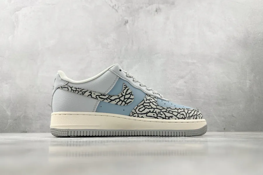 Nike Air Force 107 LV Collaboration Black Blue Grey