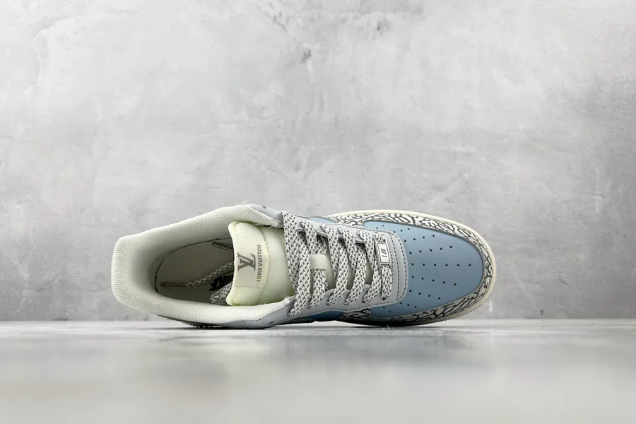 Nike Air Force 107 LV Collaboration Black Blue Grey