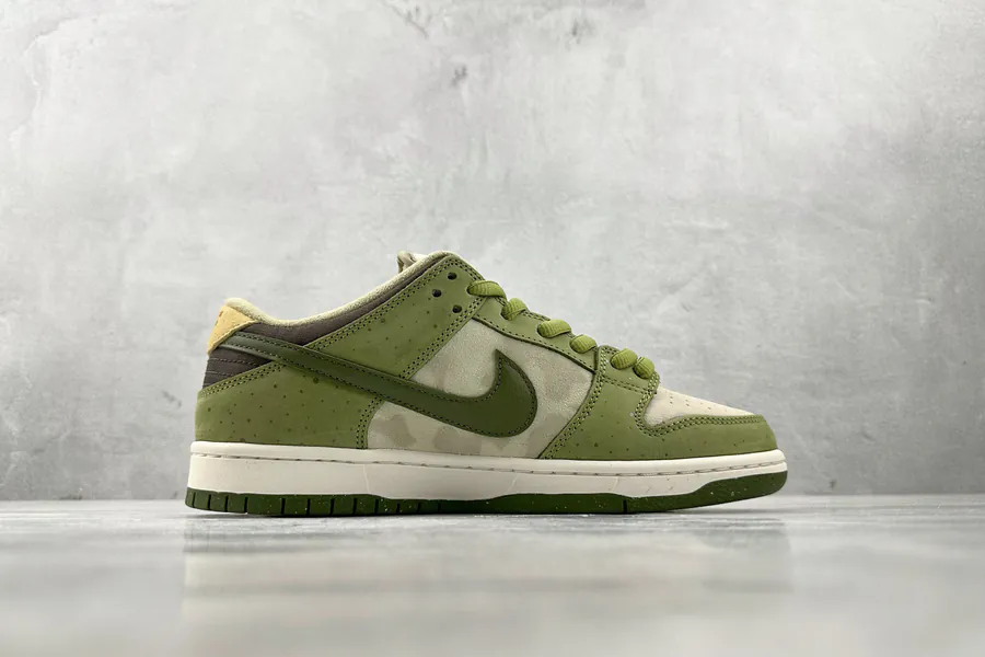 Yuto Horigome x Nike Dunk SB Low Asparagus Green White