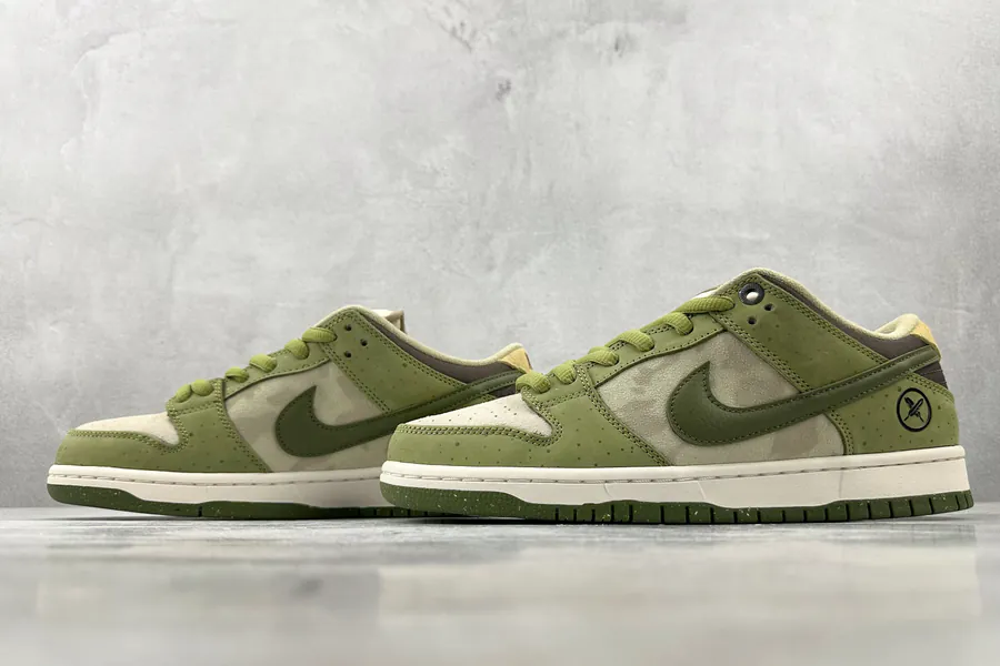 Yuto Horigome x Nike Dunk SB Low Asparagus Green White