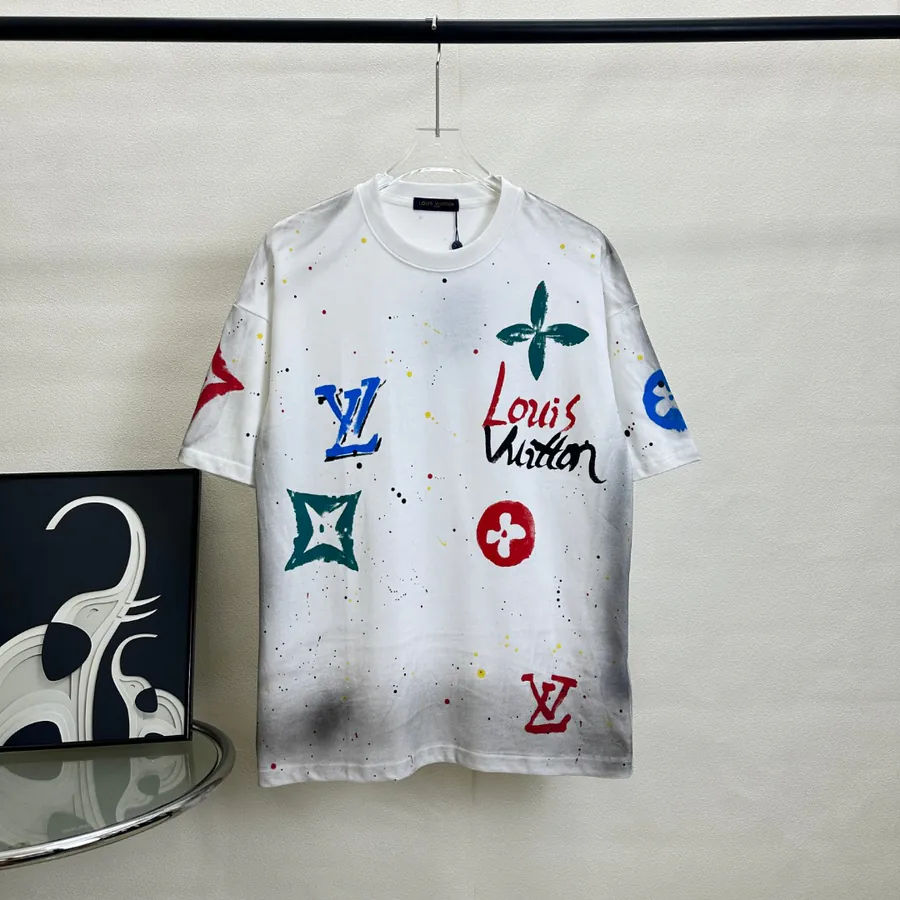 LV Vintage Washed Denim Short Sleeve