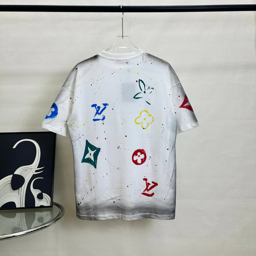 LV Vintage Washed Denim Short Sleeve