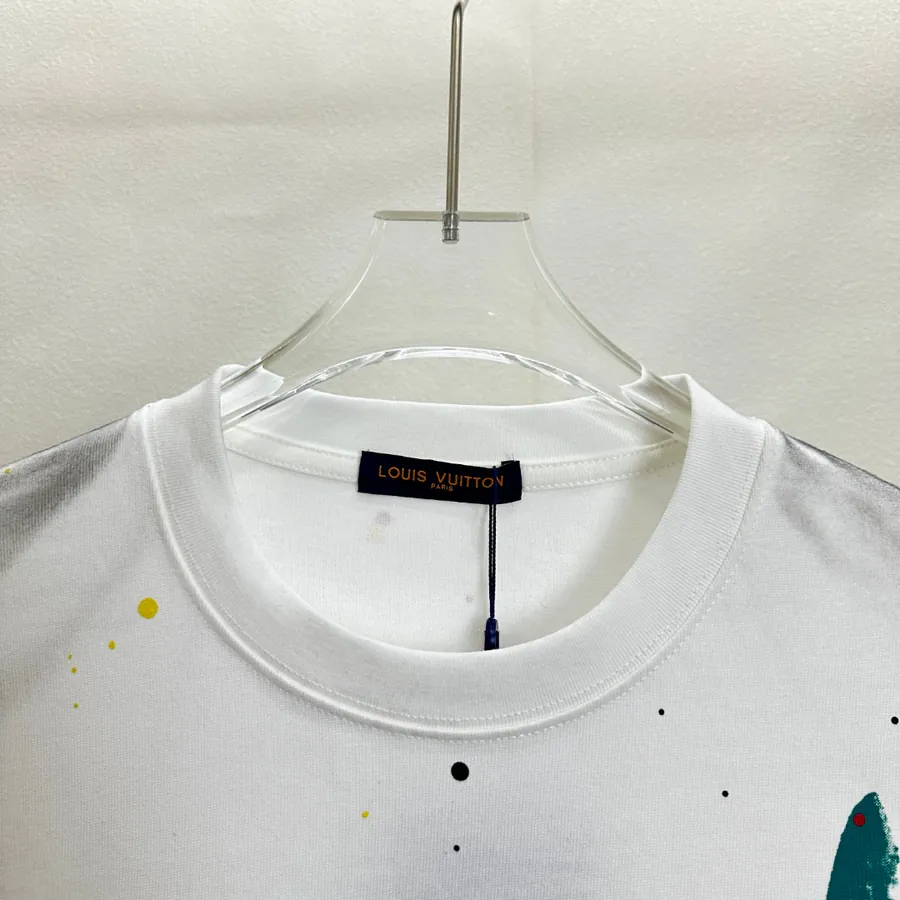 LV Vintage Washed Denim Short Sleeve