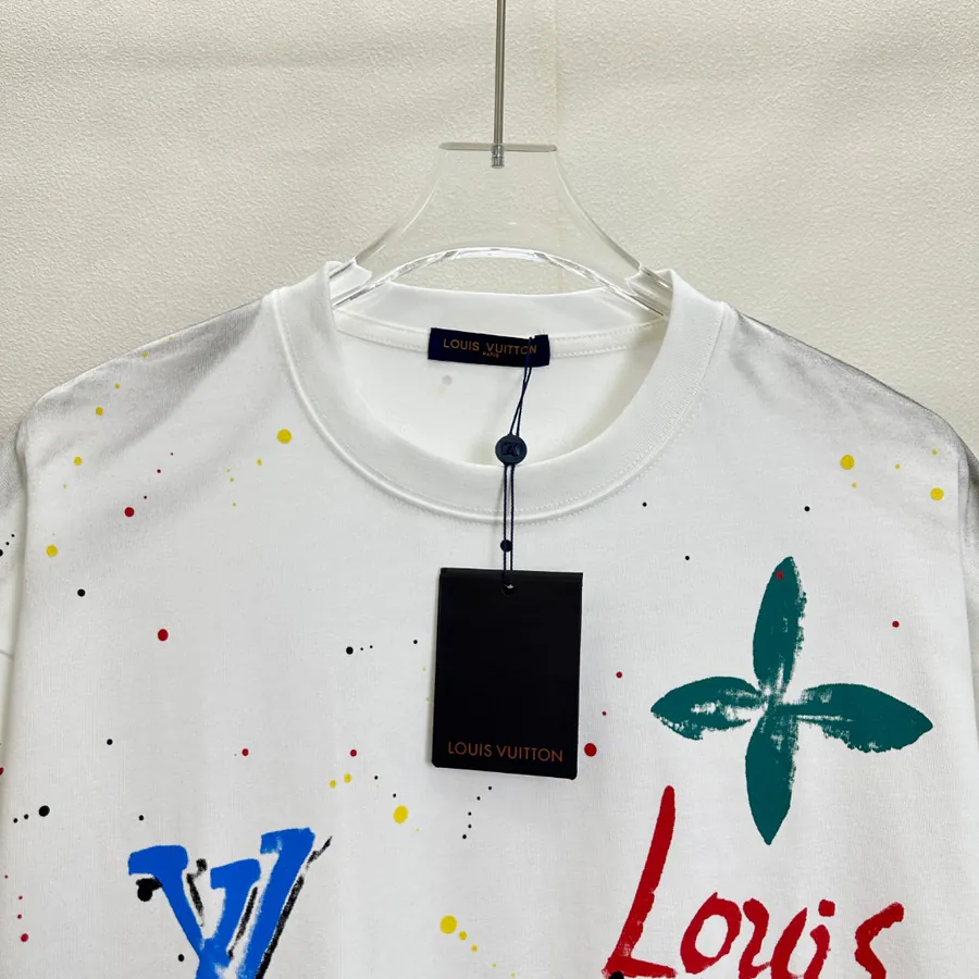 LV Vintage Washed Denim Short Sleeve