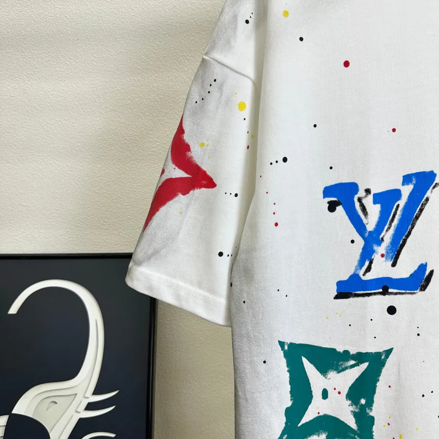 LV Vintage Washed Denim Short Sleeve