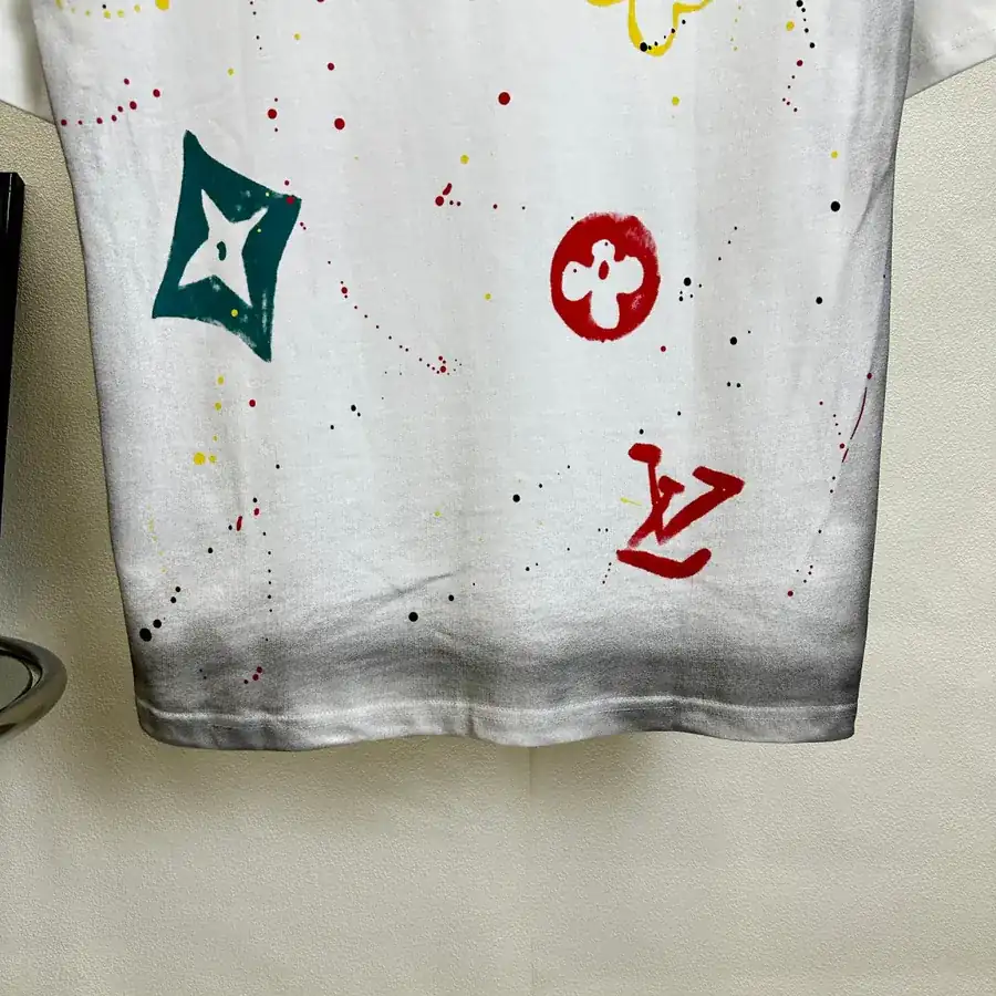 LV Vintage Washed Denim Short Sleeve