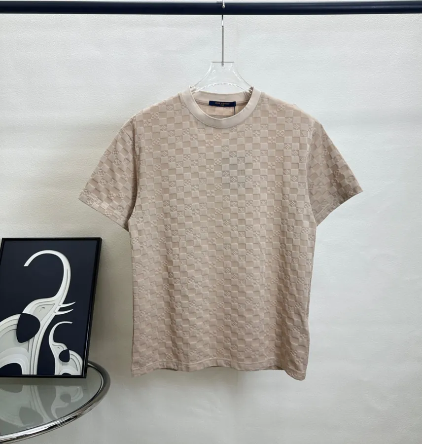 LVV Starry Supply Louis Vuitton Full Print Faux Fur Short Sleeve