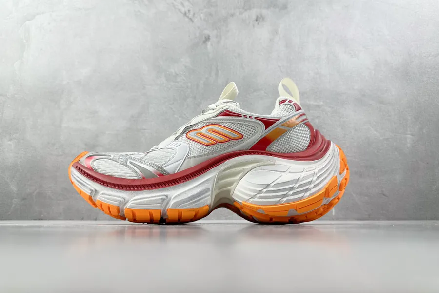 Balenciaga Paris 10XL White Red Orange