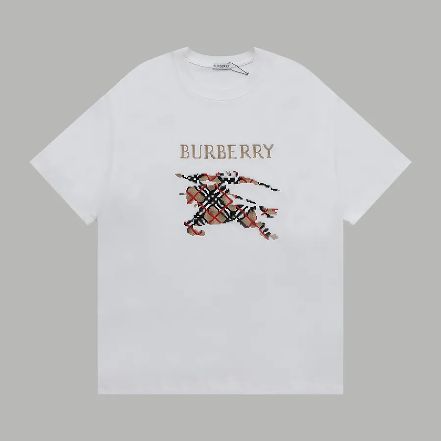 Burberry BBR Knit Patch War Horse Short Sleeve