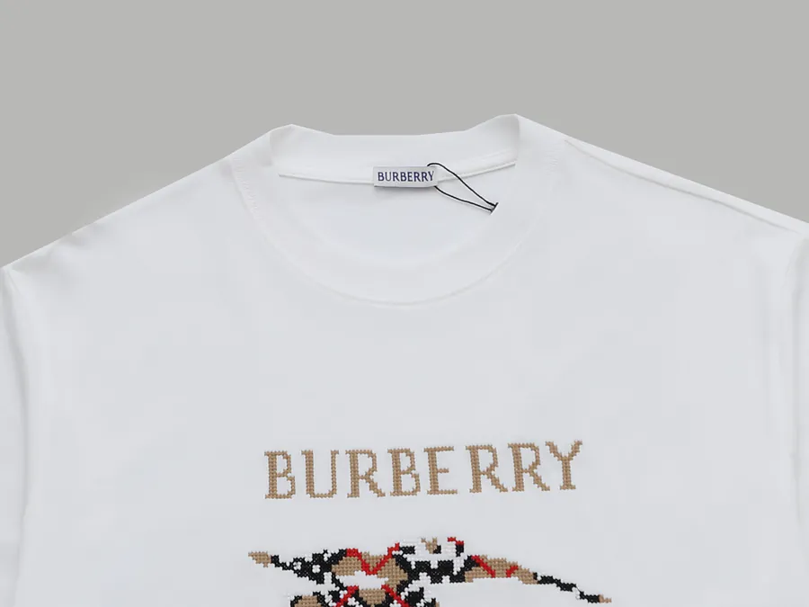 Burberry BBR Knit Patch War Horse Short Sleeve