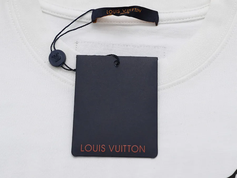 LV Starry Supply Limited Edition Embroidered Letter Short Sleeve