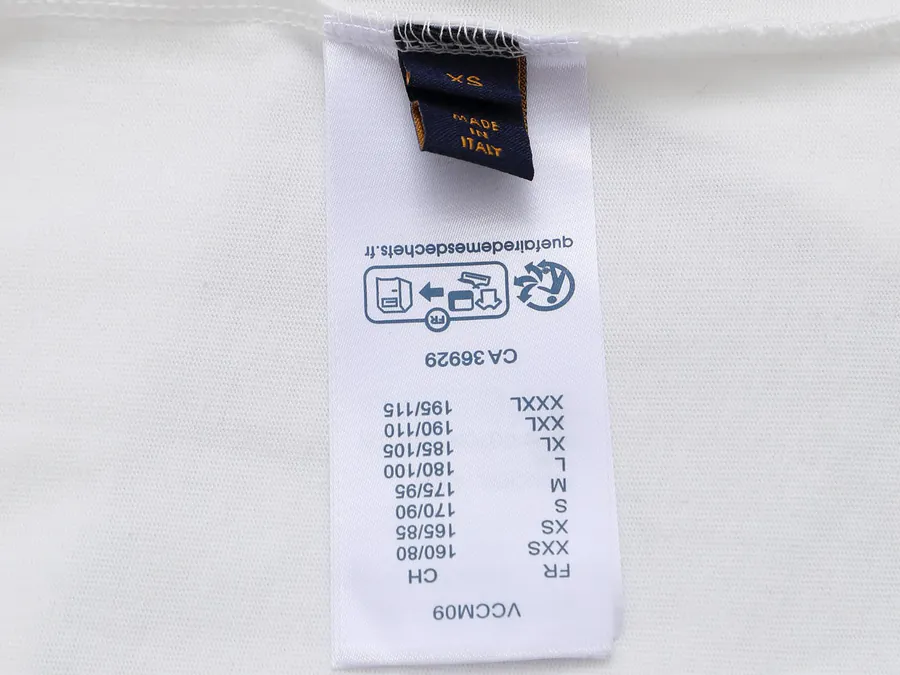 LV Starry Supply Limited Edition Embroidered Letter Short Sleeve