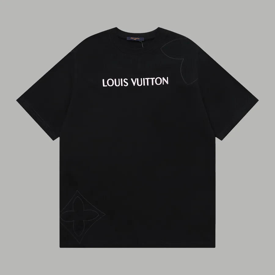 LV Hidden Line Embroidery Short Sleeve
